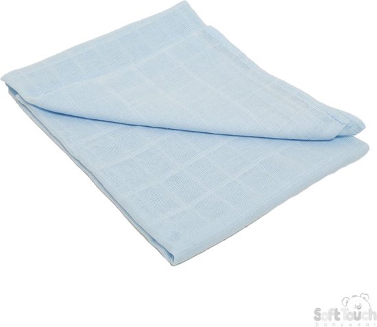 Soft Touch Hydrofiele Doek Jongens 71 x 71 CM Blauw MS01-B van Mothercare