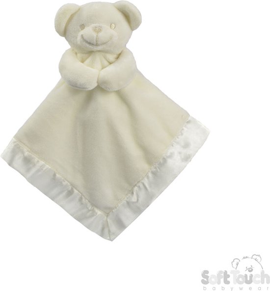 Soft Touch Knuffeldoekje Beertje 38 Cm Off White BC21 van Soft Touch