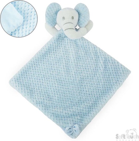 Soft Touch Knuffeldoekje Elephant 30 Cm Polyester Blauw van Soft Touch
