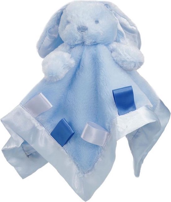 Soft Touch Knuffeldoekje Konijn 38 Cm Blauw van Soft Touch