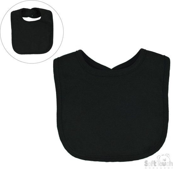 Soft Touch Slabbetje 33 Cm Zwart van Soft Touch