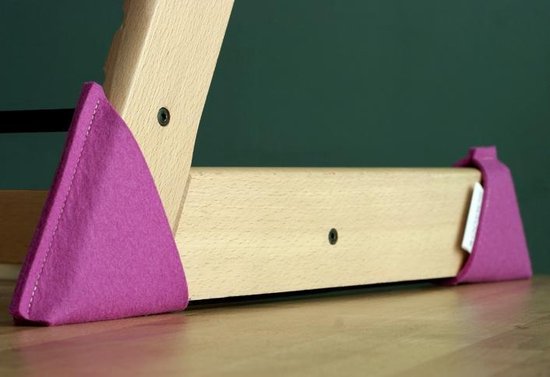 Sokkoo's Vloerbeschermers voor Tripp Trapp Kinderstoel, kleur Princessen Roze van Sokkoo