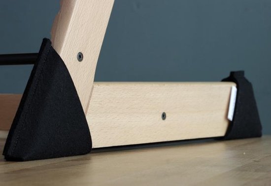 Sokkoo's Vloerbeschermers voor Tripp Trapp, kleur zwart! Kinderstoel van Sokkoo