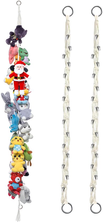 Solidchoice - Hangnet voor Knuffels, Set van 2