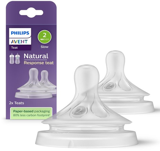 Solidchoice - Natural Response Flesspeen Flow 2 voor Pasgeborenen