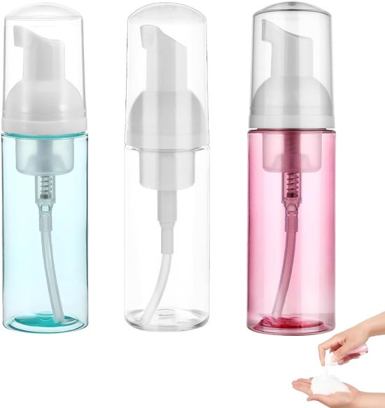 Solidchoice - Set van 3 Refillable Foam Pump Flessen 60ml