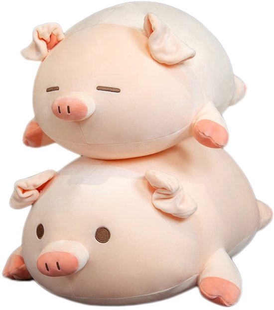 Solidchoice - Zachte Pluche Varkentje Knuffel en Kussen voor Kinderen
