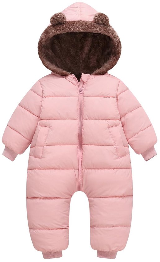 SolidKeus - Warm Baby Snowsuit met Fleece Voering voor Winter 6-24 Maanden