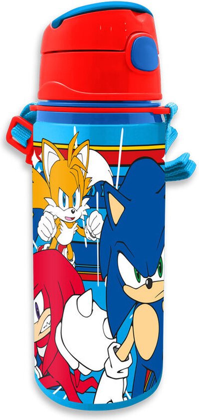 Sonic Aluminium Drinkfles met drinktuit - 600 ml. van Sonic