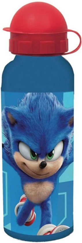 Sonic the Hedgehog  aluminium drinkbeker /  drinkfles - 520 ml van Sonic