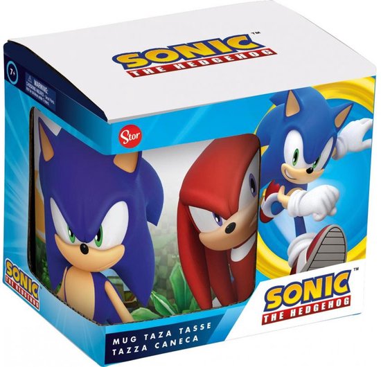 Sonic the hedgehog keramiche mok / drinkbeker - 325 ml - Gift box van Sonic