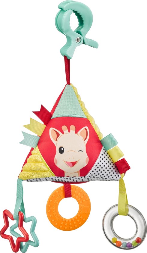 Sophie de giraf Activiteiten Piramide - Boxmobiel - Baby speelgoed - 6 Activiteiten - Vanaf 0 maanden - 32.5x17x17 cm - Meerkleurig van Sophie de giraf