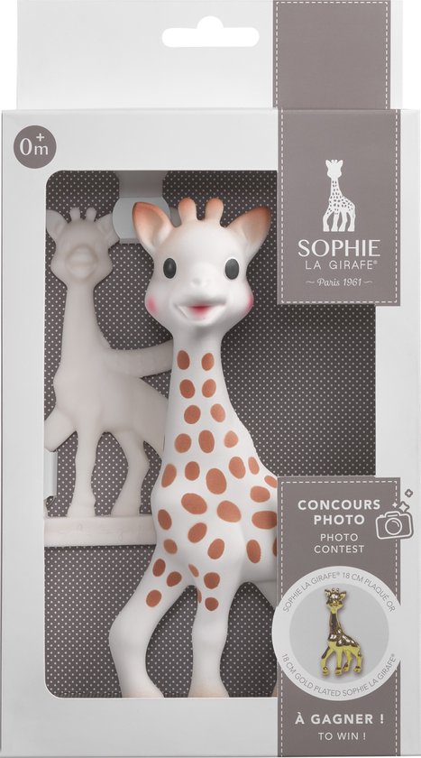 Sophie de giraf Award set - Bijtspeelgoed - Bijtring - Baby speelgoed - 100% Natuurlijk rubber - BPA- & PVC-Vrij - 2 Stuks van Sophie de Giraf.