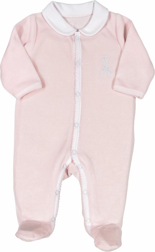 Sophie de giraf - boxpakje - met kraagje - velours - roze - 0 Maanden - 50 cm van Sophie de Giraf.