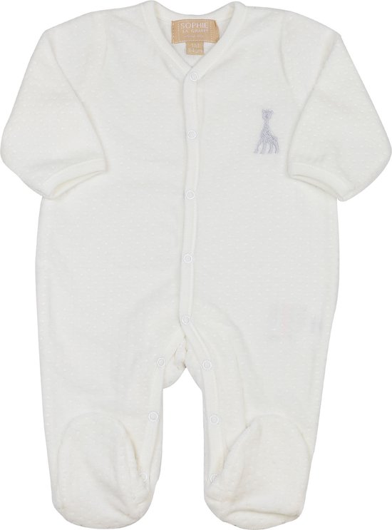 Sophie de giraf boxpakje velours jacquard gebroken wit 0M-50cm van Sophie de giraf