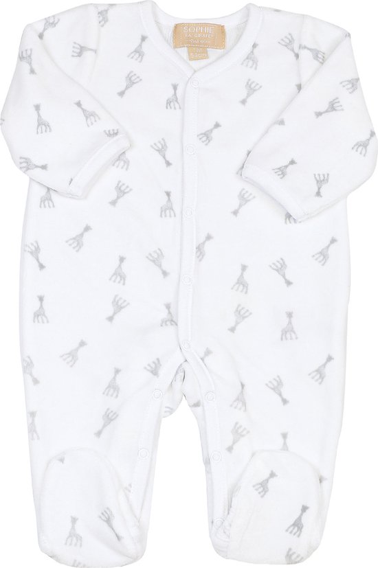 Sophie de giraf - boxpakje - velours - wit - 1M - 54cm van Merkloos