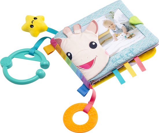 Sophie de giraf Mijn Eerste Fotoboek - Babyboekje - Baby boek - Baby speelgoed - Voor 6 foto's - Vanaf 0 maanden - 25x20x45 cm - Meerkleurig van Sophie de Giraf.