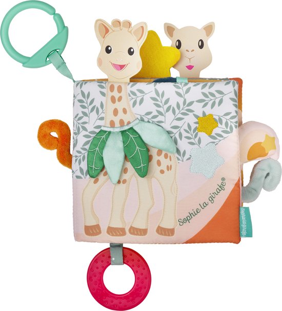 Sophie de giraf Ontdekboekje - Babyboekje - Baby boek - Baby speelgoed - Kraamcadeau - Babyshower cadeau - Vanaf 3 maanden - 26x25x4 cm van Sophie de Giraf.