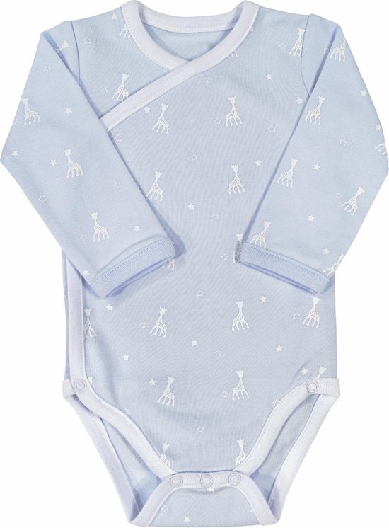 Sophie de giraf - overslag romper - blauw - 0 Maanden - 50 cm van Merkloos