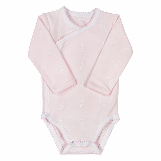 Sophie de giraf - overslag romper - roze - 3 Maanden - 60 cm van Sophie de Giraf.