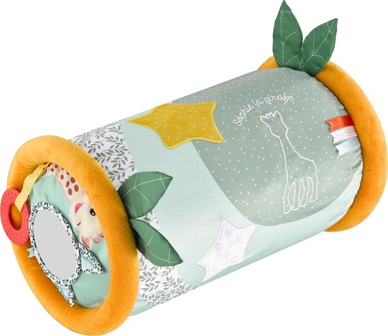 Sophie de giraf Rollin' Speelrol - Kruiprol - Baby speelgoed - Kraamcadeau - Babyshower cadeau - Vanaf 6 maanden - 42 x 24 x 24 cm - Stoffen hoes van Sophie de giraf