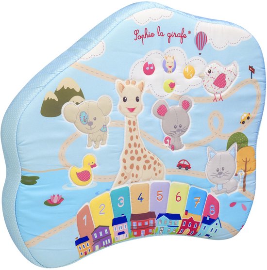 Sophie de giraf Touch & Play Bord – Interactief Baby Activiteitenbord met Dierengeluiden, Melodieën en Verschillende Speelopties, Stimuleert Zintuigen en Motoriek vanaf ±3 maanden