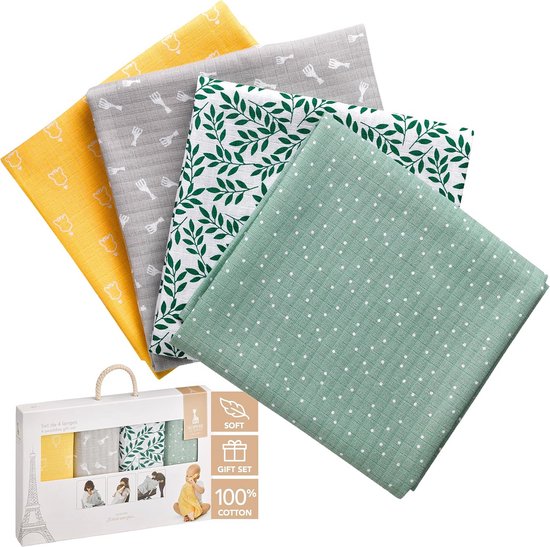 Sophie la Girafe Set of 4 Diapers Color, multicoloured, 850800