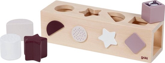 Sorteerbox - Naturel - Met 4 vormen van BiOBUDDi