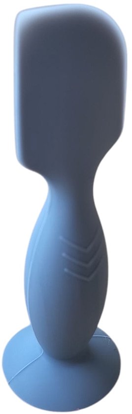 Spatel om creme aan te brengen - Baby insmeren - Schone handen - Silicone - Grijs/Blauw - 2 stuks van Merkloos