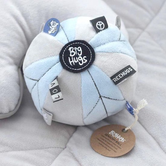 Speelbal baby - pastel blauw van Little Dutch