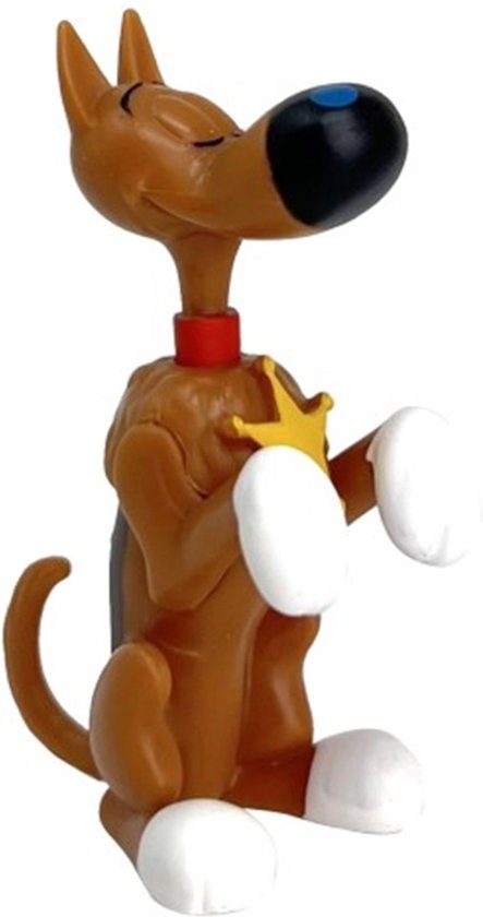 Speelfiguurtje - Rataplan zittend - Lucky Luke hondje - Plastoy - 6 cm van Plastoy