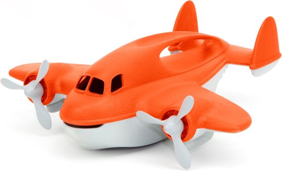 Speelgoed blusvliegtuig oranje - Green Toys van Speelgoed.