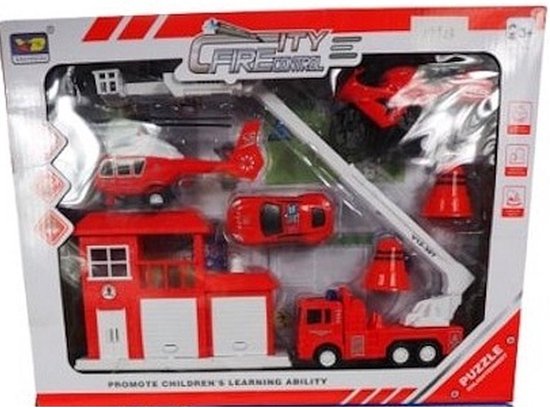 Speelgoed set Brandweer Outboard Breda van Speelgoed.
