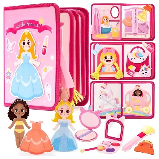 Speelgoed - Speelgoed 1 Jaar Meisje - Montessori Activiteitenboek - Kleur Roze - Montessori Speelgoed - Educatief Speelgoed 1 Jaar - Educatief Speelgoed - Educatief Speelgoed 3 Jaar - Ik Leer - Speelgoed 2 Jaar - Kerstmis - Kerst Cadeautjes van Merkloos