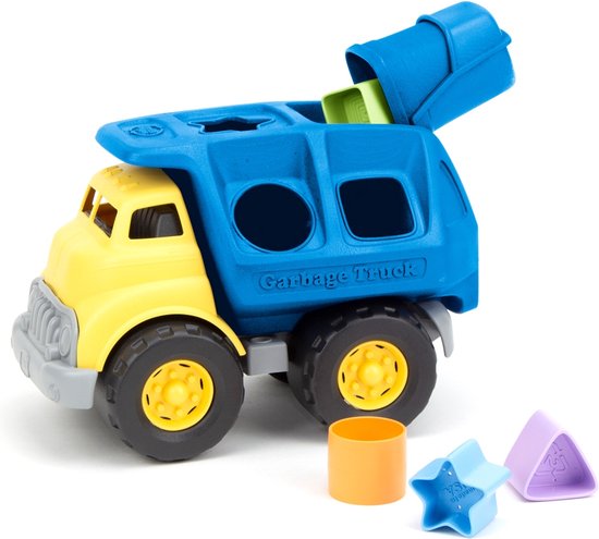 Speelgoed vrachtwagen met vormen - Green Toys van Speelgoed.