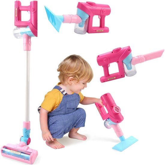 Speelgoedstofzuiger voor Peuters - Rollenspel Stofzuigerset met Geluidseffecten - voor Jongens en Meisjes vanaf 3 Jaar - Leerzaam Speelgoed & Verjaardagscadeau