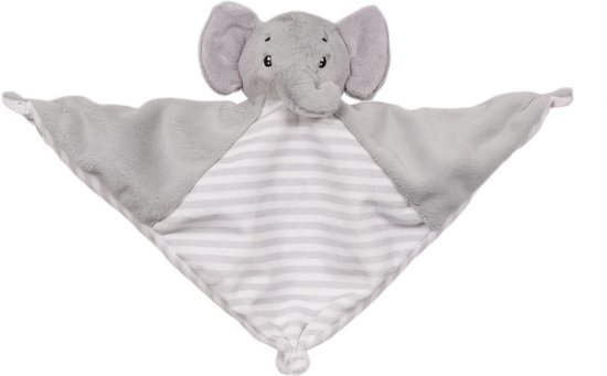 Speelgoedtopdeals - Pluche Knuffeldoekje Olli Olifant - 24 cm van Speelgoedtopdeals