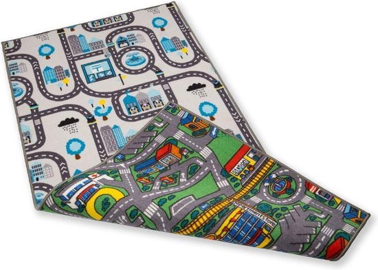 Speelkleed dubbelzijdig 100 x 200 cm - Speeltapijt van Merkloos