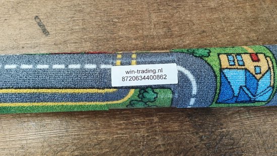 Speelkleed - Verkeerskleed stratenplan - speeltapijt - 140 x 200 cm van TOM.