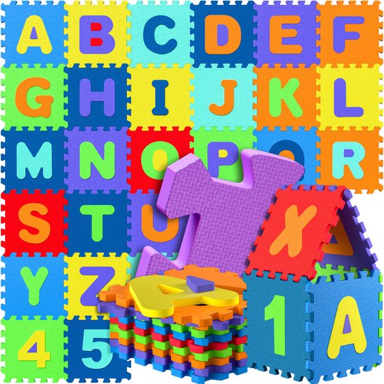 Speelmat 86 delig Puzzelmat van Kidzzfarm