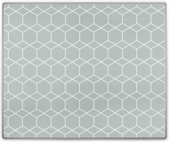 Speelmat baby -180x150x1,5 cm - dubbelzijdig - oprolbaar van Phegumij