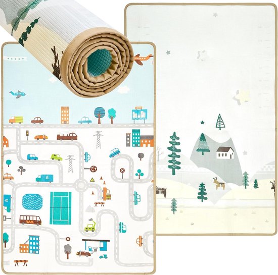 Speelmat Kruipmat Baby Tapijt 120 X 180 X 05 Cm Verdikte Schuimmat Waterdicht Antislip - Sprookjesland van Merkloos