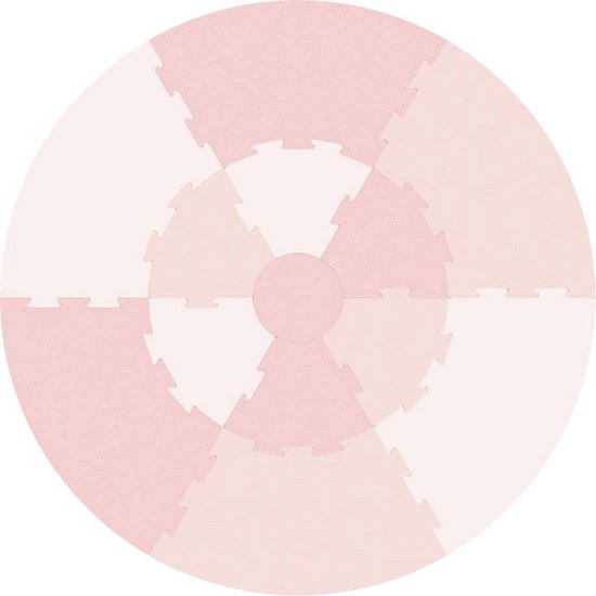 Speelmat – Puzzelmat - Speel Puzzel Mat | Forest Dusty Pink | Kinderkamer | Babykamer | Baby | Kinderen van Mushie