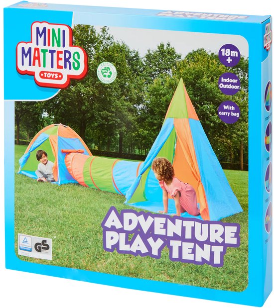 speeltent - binnen & buiten - 3 in 1 - speeltunnel - play tent van Merkloos