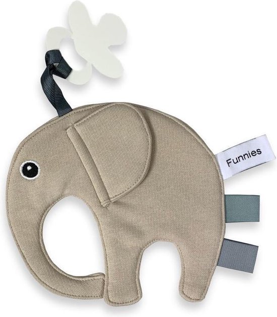 Speendoek - Knuffeldoek - Olifant Ollie - Funnies - BEIGE/SAND-