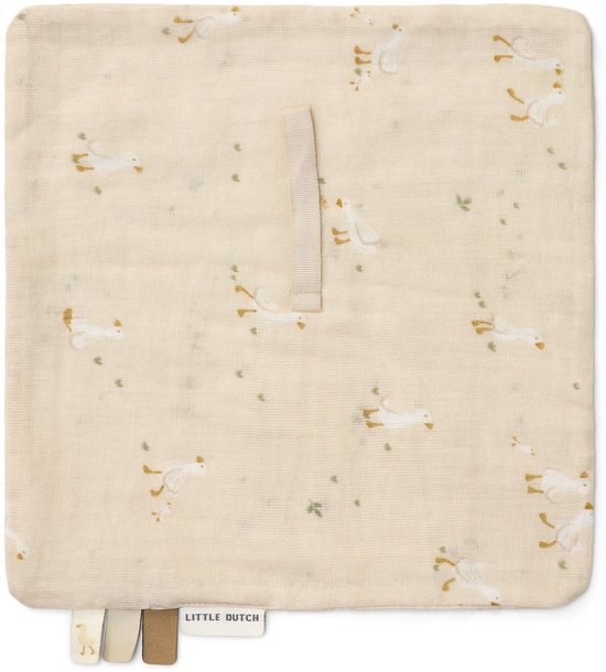 Speendoekje - Beige - Newborn Naturals - Little Goose van Merkloos