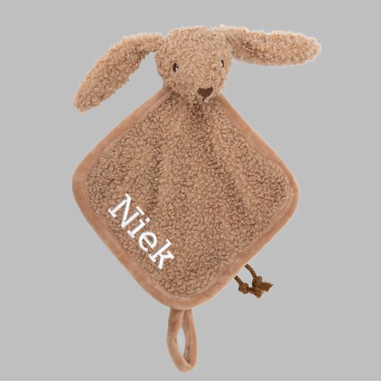 Speendoekje Bunny Riverside met naam - baby - kraamcadeau - babyshower - geborduurd - gepersonaliseerd van Merkloos