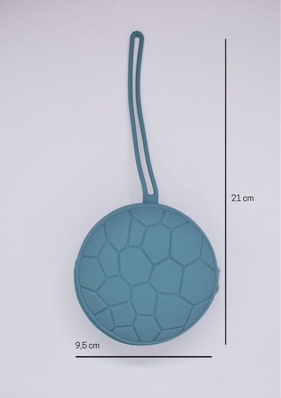 Speenhouder - Siliconen - BPA vrij - Pacifier case - Marineblauw van Mushie