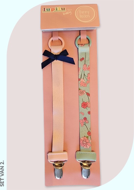 Speenkoord - Baby - Speen - Bloemen van Little Loesje