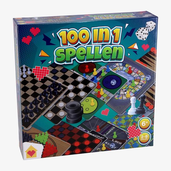 Spellendoos 100 in 1 - Spelletjes - Entertainment van OSA PRIVAT